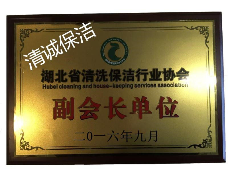 湖北省清洁保洁行业协会副会长单位